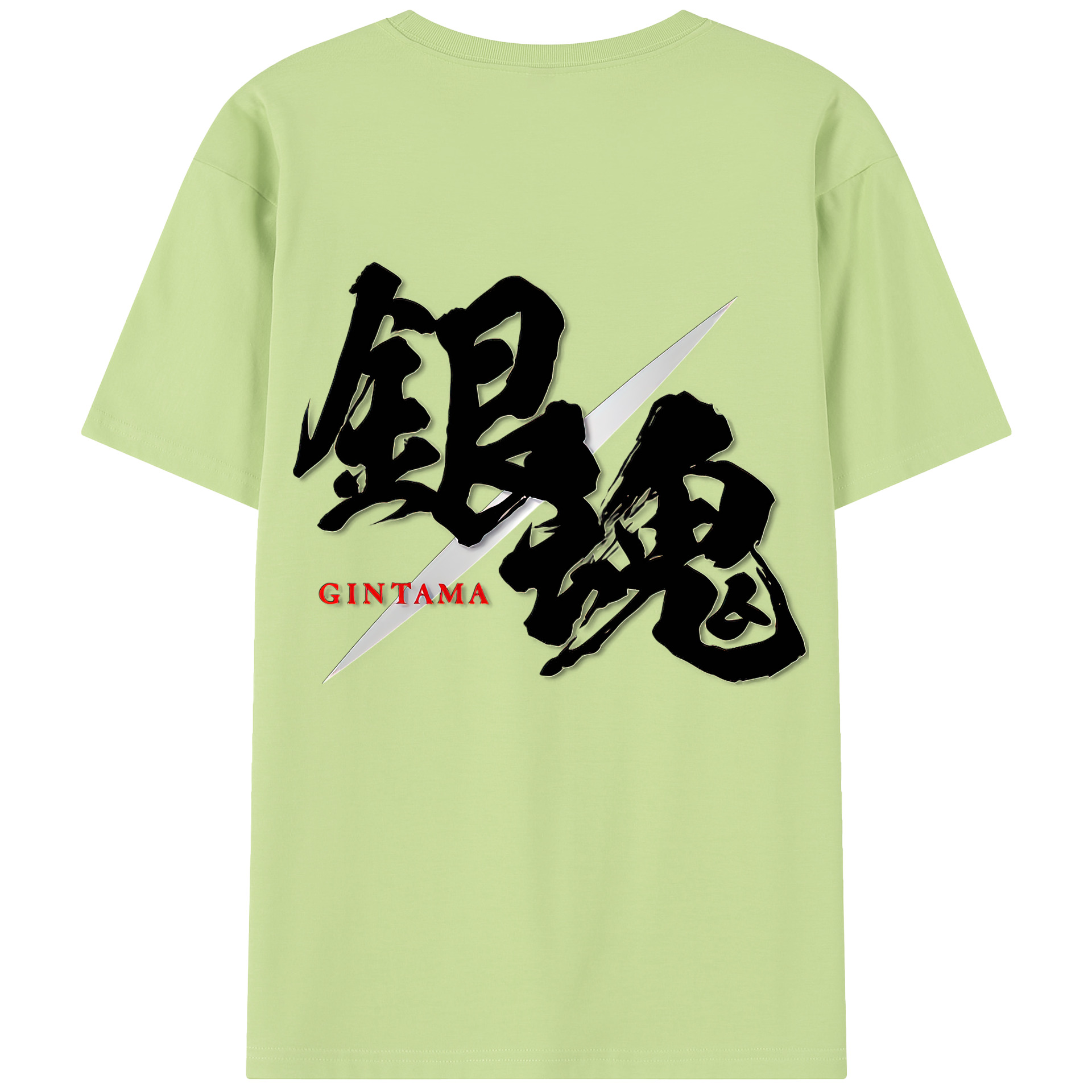 （画像用） ぎんたま 坂田銀時（さかたぎんとき） 神楽 志村新八（しむら しんぱち） GINTAMA Sakata Gintoki Kagura Shimura Shinpachi 綿100％半袖Tシャツ（背面プリント）